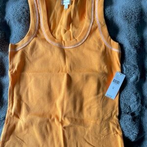 Pilcro Sunny Scoop Neck Tank Top Sz M